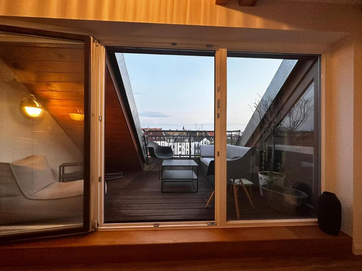 Nr 14 - Hochwertiges 3 Zimmer Maisonette Appartment Mit Grosszugigen Wohnbereich Und Balkon Leipzig Exterior foto